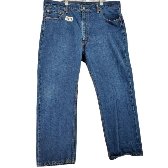 RedHead Jeans Men's 5-Pkt Flannel Lined Straight Leg Denim Blue 36/30 - Picture 10 of 10